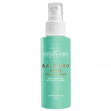 Balsam Leave-in Spray cu Flori de bumbac MaterNatura, 150ml