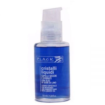 Cristale Lichide pe Baza de Ulei de Seminte de In - Black Professional Line Blue Linseed Oil Liquid Crystals, 100ml