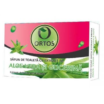 Sapun cu Aloe Vera si Glicerina Ortos Prod, 100g