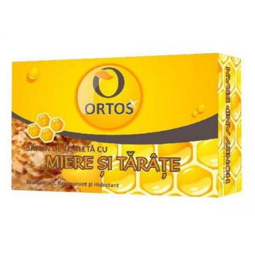 Sapun cu Miere si Tarate Ortos Prod, 100 g