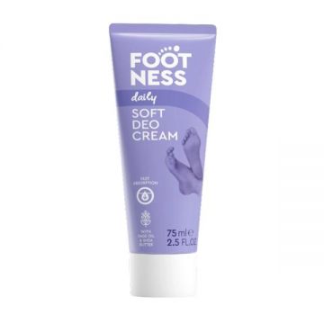 Crema Dezodorizanta Delicata pentru Picioare 3 in 1 - Footness Soft Deo Cream, 75 ml