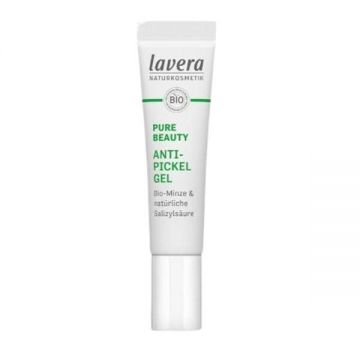 Gel pentru Tenul Acneic cu Menta, Zinc si Acid Salicilic Natural Pure Beauty Anti-Pickel Gel Lavera, 15ml