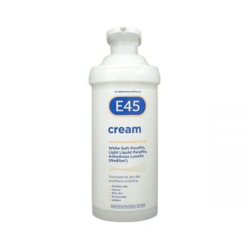 Crema dermatologica neparfumata pentru piele uscata E 45 Pomp, 500g