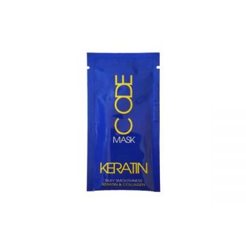 Masca Keratin Code cu Keratina si Colagen Plic, 10ml