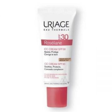 Crema CC Uriage anti-roseata Roseliane SPF30, 40 ml