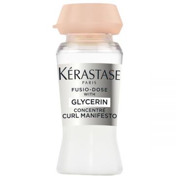 Tratament Concentrat pentru Parul Cret - Kerastase Fusio-Dose With Glycerin Concentre Curl Manifesto, 10 x 12 ml