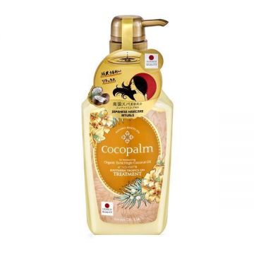 Tratament Cocopalm pentru hidratarea parului - cu ulei organic din nuca de cocos si keratina, 600ml