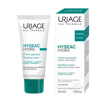 Crema calmanta Hydra Hyseac Uriage, 40 ml (Concentratie: Crema pentru fata, Gramaj: 40 ml)