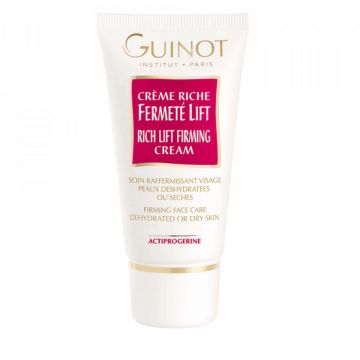 Tratament fermitate pentru ten deshidratat Guinot Crème Riche Fermete Lift, 50 ml