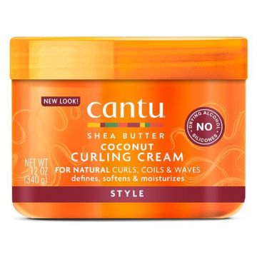 Crema pentru bucle cu nuca de cocos, Cantu, 340g