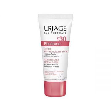 Crema anti-roseata calmanta, cu apa termala si protectie UV cu SPF 30 Uriage Roseliane, 40 ml