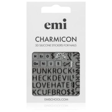 emi Charmicon Punk Rock folii autocolante pentru unghii 3D