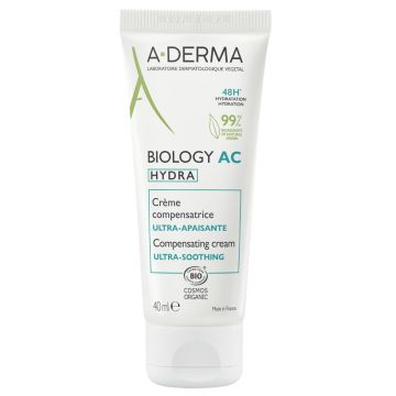 Crema compensatoare ultra calmante Biology AC Hydra A-Derma, 40 ml