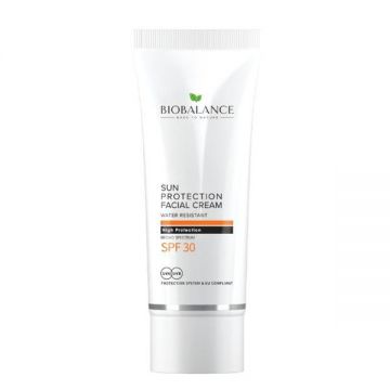 Crema Protectie Solara SPF 30+ pentru Fata, Protectie Foarte Inalta UVA & UVB - Bio Balance Sun Protection Facial Cream, 75 ml
