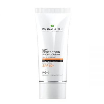 Crema Protectie Solara SPF 50+ pentru Fata, Protectie Foarte Inalta UVA & UVB - Bio Balance Sun Protection Facial Cream, 75 ml