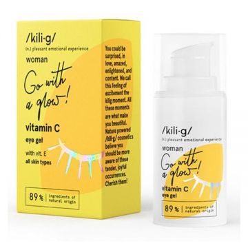 Gel Contur de Ochi cu Vitamina C - Kilig Go With a Glow! Vitamin C Eye Gel, 15 ml