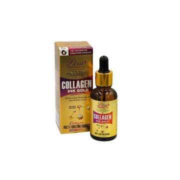 Ser de fata cu colagen si aur de 24 K, Liru, Collagen 24K Gold, 30 ml