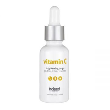 Ser Iluminator cu Vitamina C Pura si Acid Hialuronic - Indeed Labs, 30 ml