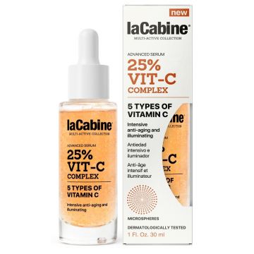Serum de fata cu 25% vitamina C Multi-active La Cabine, 30 ml