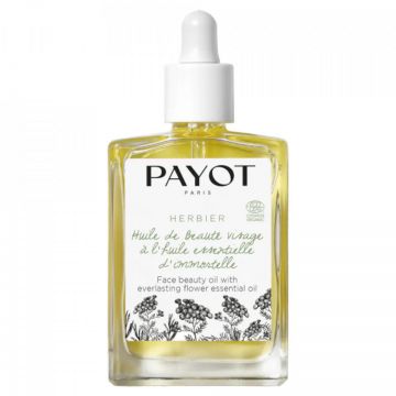 Ulei de infrumusetare pentru fata cu ulei esential de imortele Payot Herbier Organic Beauty Oil 30 Ml (Gramaj: 30 ml, Concentratie: Ulei de fata)