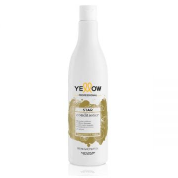 Balsam Iluminator pentru Toate Tipurile de Par - Alfaparf Milano Yellow Professional Star Conditioner, 500 ml