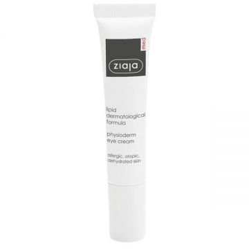 Crema cu Fosfolipide pentru Ochi - Ziaja Med Lipid Dermatological Formula, 15 ml