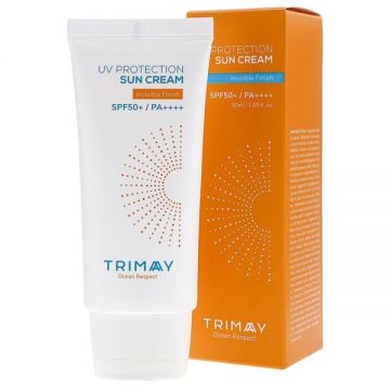 Crema cu Protectie Solara SPF50/PA++++ - Trimay Invisible Finish UV Protection Sun Cream, 50 ml