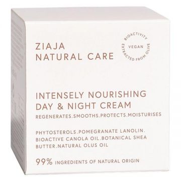 Crema de Fata pentru Zi/Noapte - Ziaja Natural Care Intensely Nourishing Day & Night Cream, 50 ml