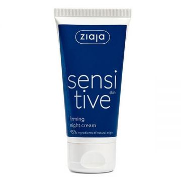 Crema de Noapte - Ziaja Sensitive Skin Firming Night Cream, 50 ml