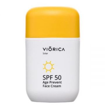 Crema de Protectie Solara Age-Prevent Spf 50, Viorica Solar, 50 ml