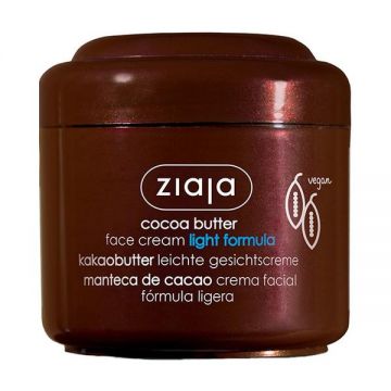 Crema Hidratanta cu Textura Usoara - Ziaja Cocoa Butter Face Cream Light Formula, 100 ml