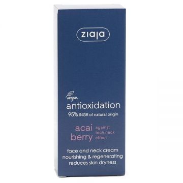 Crema Nutritiva pentru Fata si Gat - Ziaja Acai Berry Nourishing & Regenerating, 50 ml