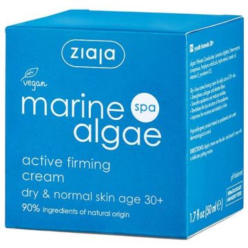 Crema pentru Fermitate 30+ - Ziaja Marine Algae Spa Active Firming Cream Dry & Normal Skin Age 30+, 50 ml