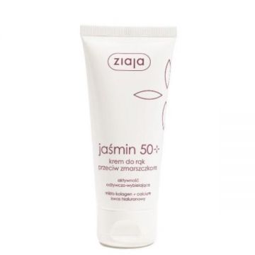 Crema pentru Maini 50+ - Ziaja Jasmine, 50 ml