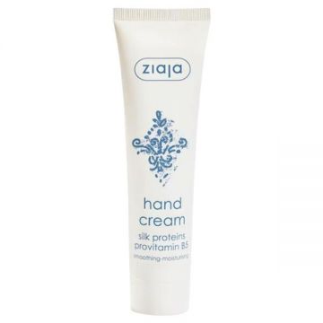 Crema pentru Maini - Ziaja Silk Hand Cream Smoothing-Moisturizing, 100 ml