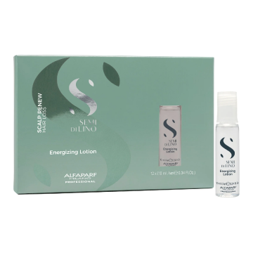 Fiole tratament anti-caderea parului Semi di Lino Scalp Renew Energizing, 12*10 ml, Alfaparf