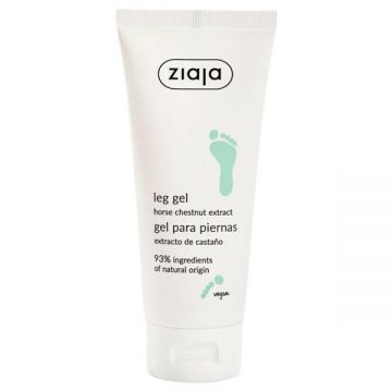 Gel cu Extract de Castane pentru Picioare - Ziaja Foot Care Leg Gel Horse Chestnut Extract, 100 ml