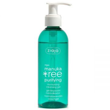 Gel de Curatare Normalizator - Ziaja Manuka Tree Purifying Normalising Cleansing Gel, 200 ml