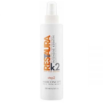 Lotiune cu Keratina - HairConcept Restaura K2 Anti-Age System Lotion Keratin, Step 2, 200 ml