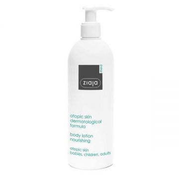 Lotiune Hidratanta de Corp pentru Dermatita Atopica - Ziaja Med Atopic Skin Nourishing Body Lotion, 400 ml