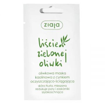 Masca Astringenta cu Zinc pentru Fata - Ziaja Olive Leaf, 7 ml