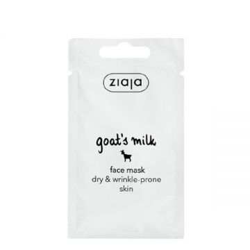 Masca de Fata cu Lapte de Capra - Ziaja Goat`s Milk Face Mask, 7 ml