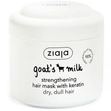 Masca de Par cu Keratina cu Lapte de Capra - Ziaja Goat`s Milk Hair Mask with Keratin, 200 ml