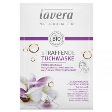 Masca Fermitate Sheet Mask cu Acid Hialuronic si Karanja Lavera, 1 buc