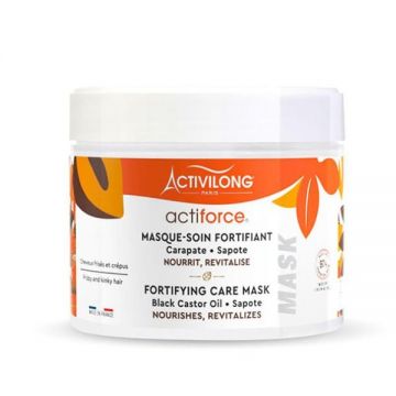 Masca Fortifianta cu Ulei de Ricin Negru pentru Par Fragil - Activilong Actiforce Fortifying Care Mask, 300 ml