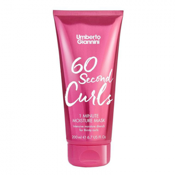 Masca intensiv hidratanta pentru par cret, 60 Second Curls, 200 ml, Umberto Giannini