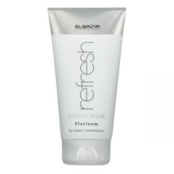 Masca Nuantatoare pentru Reimprospatarea Culorii - Subrina Professional Refresh Colour Mask, nuanta Platinum, 150 ml