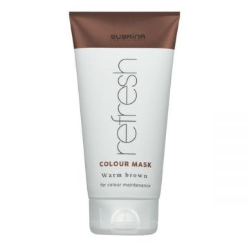 Masca Nuantatoare pentru Reimprospatarea Culorii - Subrina Professional Refresh Colour Mask, nuanta Warm Brown, 150 ml