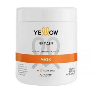 Masca Reparatoare pentru Parul Deteriorat - Alfaparf Milano Yellow Professional Repair Mask, 1000 ml