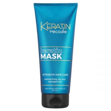 Masca Restructuranta pentru Par - Keratin Recode Mask Intensive Hair Care Restores Frizzy, Dry and Damaged Hair, 200 ml